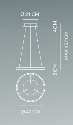 Luminascente lens Luminascente Lampade a sospensione